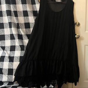 Elegant Black Sleeveless Dress